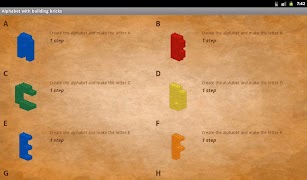 Alphabet with building bricks screenshot 6