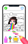 Paint Maha - Раскраска с Машкой اسکرین شاٹ 1