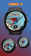 Digital Watchface Comic 3 captura de pantalla 2