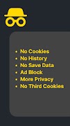 Incognito Browser Pro screenshot 1