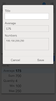 Average Calculator Pro captura de pantalla 2
