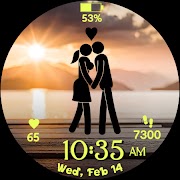 برنامه‌نما Lovers Watchface عکس از صفحه