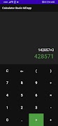 Calculator Basic MDapp captura de pantalla 2