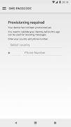 SMS PASSCODE Mobile 스크린샷 1