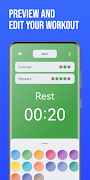 برنامه‌نما PulseFit HIIT & Interval Timer عکس از صفحه