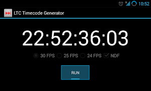 LTC Timecode Generator 스크린샷 1