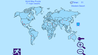 World Map Puzzle captura de pantalla 3
