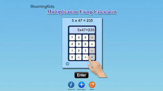 پوستر Multiplication Using Calculator