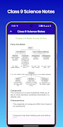 Class 9 Science Notes imagem de tela 2