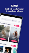 برنامه‌نما Collab Space: Influencer App عکس از صفحه