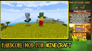 Hardcore Mod For Minecraft screenshot 1