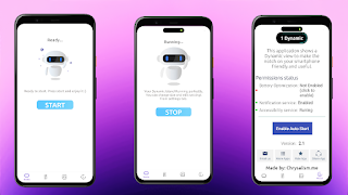 7 Schermata Dynamic Island - notch Android