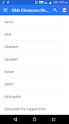Bible Characters اسکرین شاٹ 1
