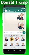 برنامه‌نما Donald Trump Stickers Pack for عکس از صفحه