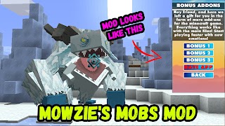 Mowzie's Mobs Mod Minecraft PE 海報