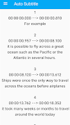 Auto Subtitle screenshot 1
