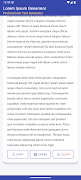 Lorem Ipsum Generator - Dummy تصوير الشاشة 1