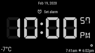Digital Bedside Clock screenshot 1