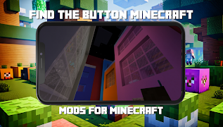 Find the Button Minecraft постер