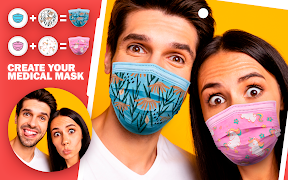 Gesichtsmasken-Editor Plakat