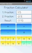 Fraction Calculator screenshot 1