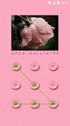 برنامه‌نما AppLock Theme Pink Rose عکس از صفحه
