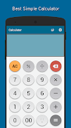 シンプルな電卓 ポスター