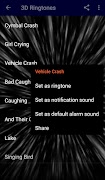 برنامه‌نما 3D Ringtones عکس از صفحه