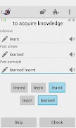 Irregular verbs screenshot 1