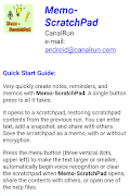 برنامه‌نما Memo-ScratchPad عکس از صفحه