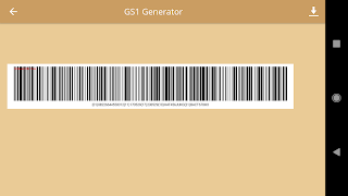 برنامه‌نما GS1 Barcode Generator عکس از صفحه