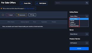 PlayerAuctions screenshot 2