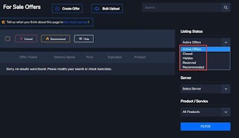 PlayerAuctions screenshot 2