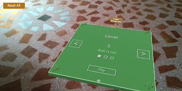 Ar core puzzle game: Cubes - E screenshot 1