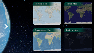 World Map - Mini Atlas Pro Affiche