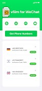Virtual Number for WeChat اسکرین شاٹ 1