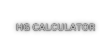 HG Calculator โปสเตอร์