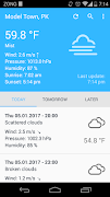 Weather On الملصق