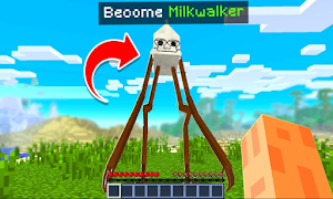 Milk Walker Mod for Minecraft PE poster
