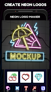 Neon Logo Maker 2023 captura de pantalla 1