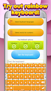 برنامه‌نما Colorful Keyboard Backgrounds عکس از صفحه