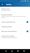 برنامه‌نما Call Recorder عکس از صفحه