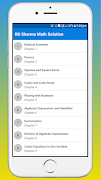 RD Sharma Class8 Math Solution capture d'écran 1