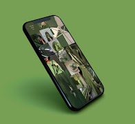 ग्रीन एस्थेटिक वॉलपेपर पोस्टर