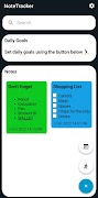 پوستر Note Tracker - Notes and Goals