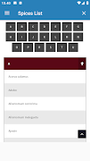 Spices List screenshot 4