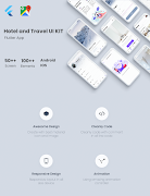 Flutter Hotel booking Template ภาพหน้าจอ 1