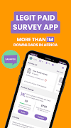 SagaPoll Paid surveys Africa 포스터