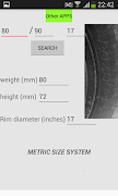 1 Schermata Tyre Code