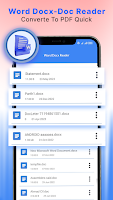 برنامه‌نما Word Docx - Doc Reader Viewer عکس از صفحه